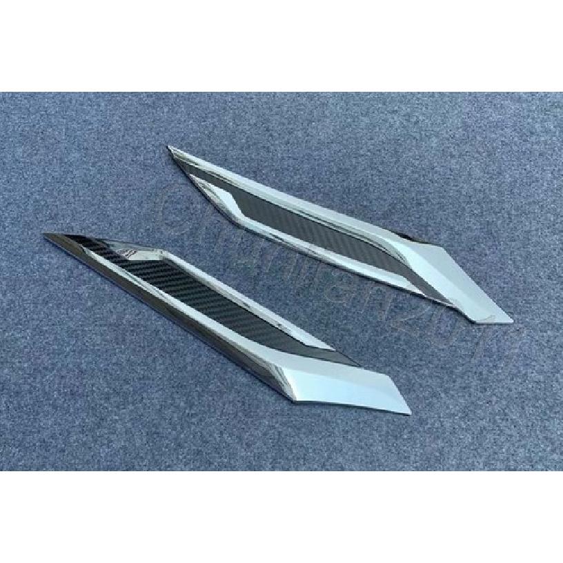 Front Eyebrow Side Stripe Panel Cover Trim for - Toyota RAV4 Garnish