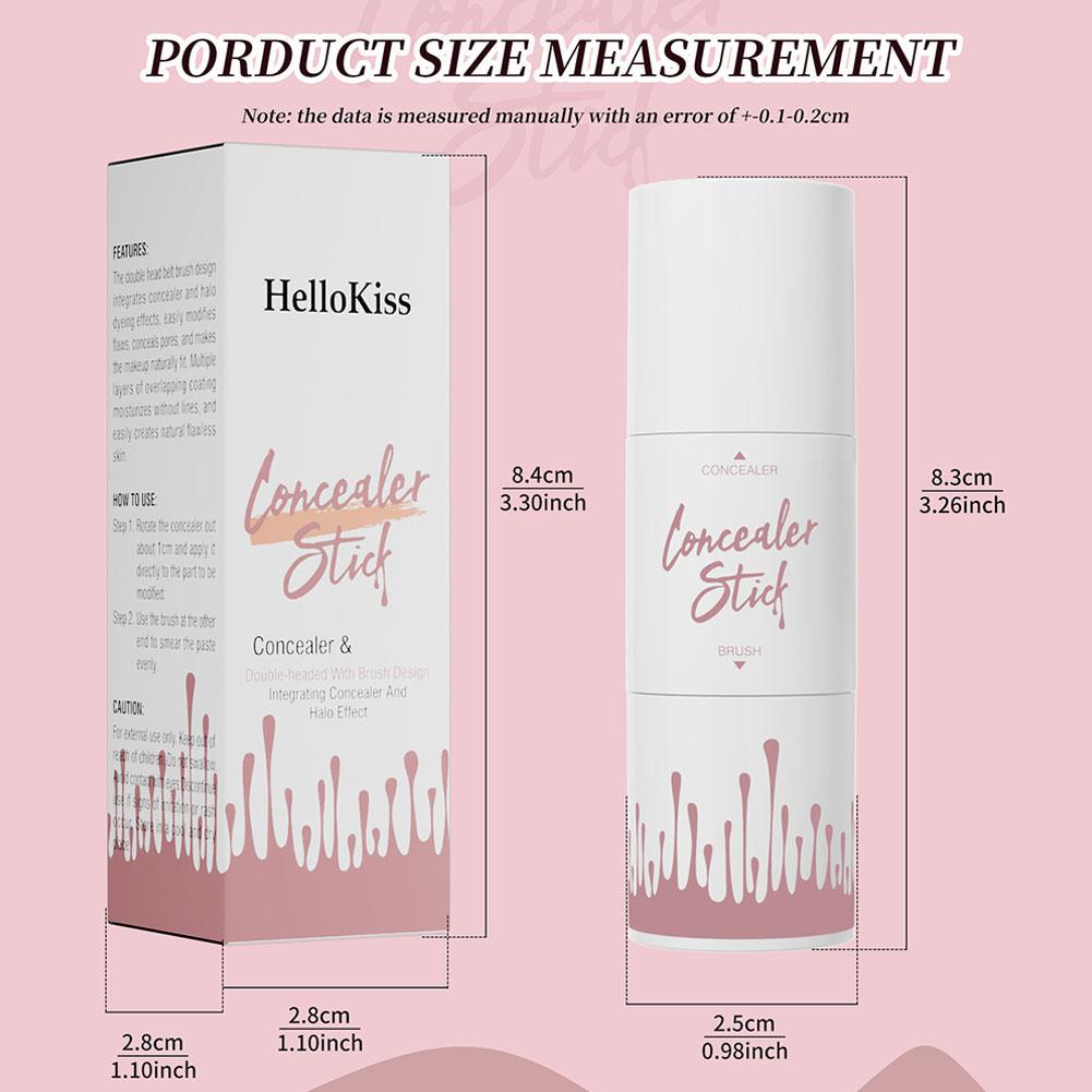 Natural Smooth Blush Stick Long Lasting Moisturizing Waterproof Contour Highlighter Blush Y4V5