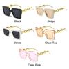 Luxury Oversized Square Sunglasses Vintage Shades Beach Sunshade Sunglasses  for Women & Men