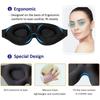Маска для глаз для сна 3D контурная чашка с завязанными глазами вогнутая формованная маска для ночного сна блокирует свет с женщинами мужчинами
