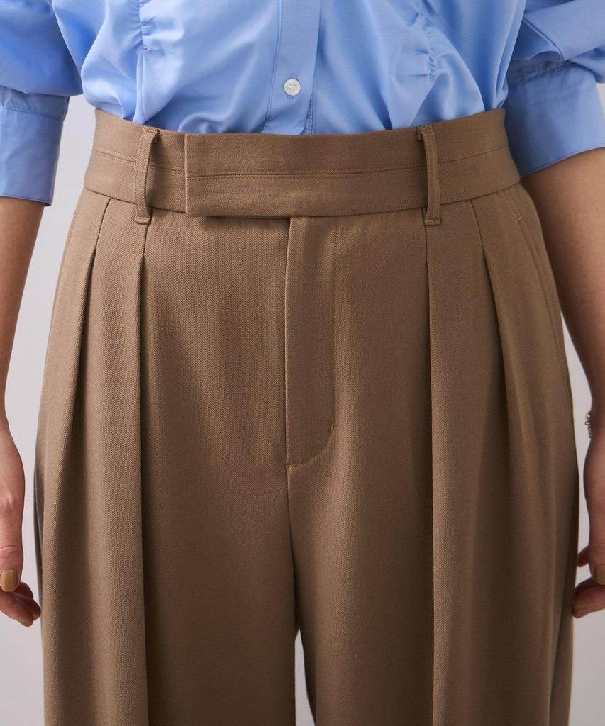 Bis Hot Beauty Wide Leg Care BVS65300 Camel SS Two-pleat Pants/Easy Women's (Size 25)