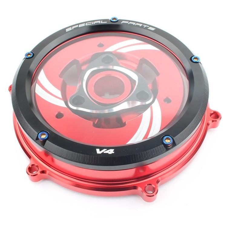 Исключительная прозрачная крышка сцепления для Ducati Panigale V4 S, разработанная для стиля, защиты и