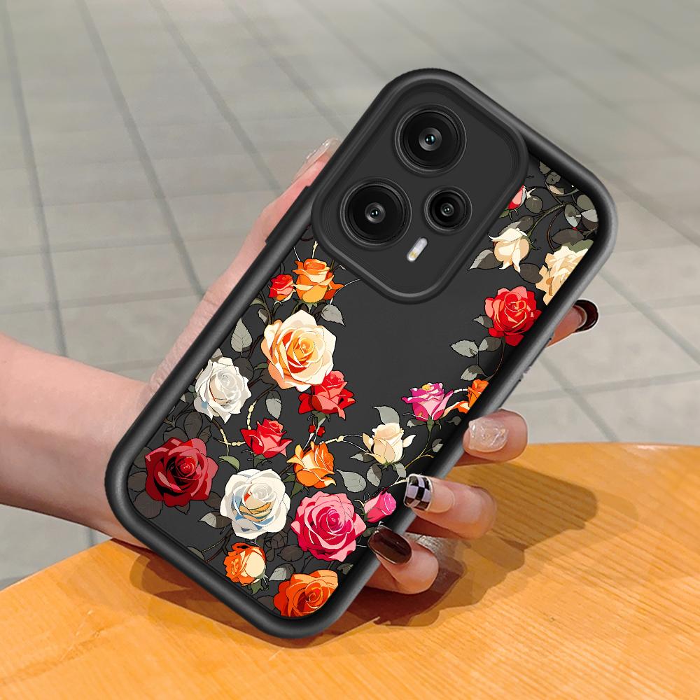 Мягкий силиконовый квадратный чехол с рисунком лестницы для телефона, полное покрытие, противоударный защитный резиновый чехол для камеры для Xiaomi Redmi