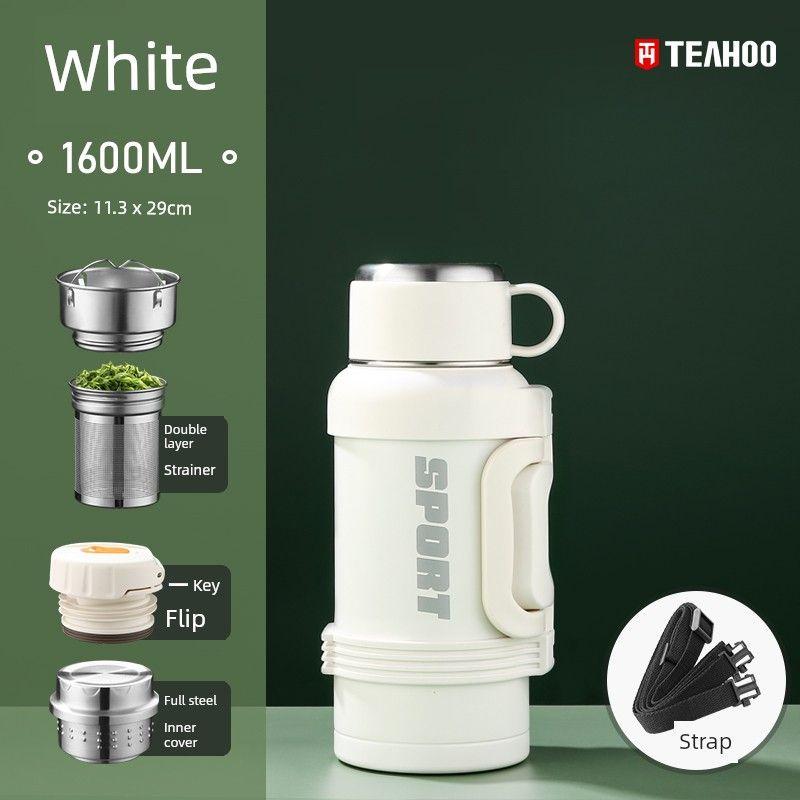 All-Steel Outdoor Travel Vehicle-Mounted Home Use 3-Liter Thermos Cup