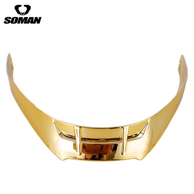 "SM955-S Motorcycle Helmet Tail Wing - Stylish, Unisex Accessory for All-Season Riding"