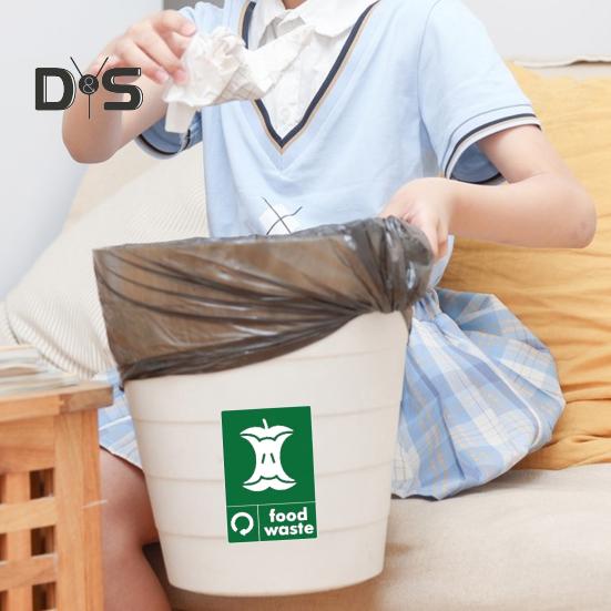 10 шт. наклейки на мусорные баки с пищевыми отходами, самоклеящиеся, с сильной липкостью, водонепроницаемые, многоцелевые виниловые наклейки-наклейки