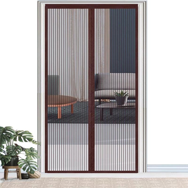 Противомоскитная штора на дверь москитные сетки для дома без сверления магнитная штора установка на липучке штора-перегородка магнит самопоглощающий экран