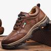High Quality Men's Sneakers Leather Men Casual Shoes Moccasins Breathable Retro Men Sports Walking Shoe Outdoors Hiking Sneakers