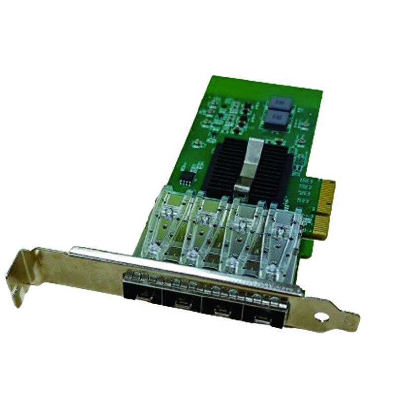 FEMRICE FM-N400L-F4 Gigabit 4-Port Fiber Optic PCIe X4 Server Network Card