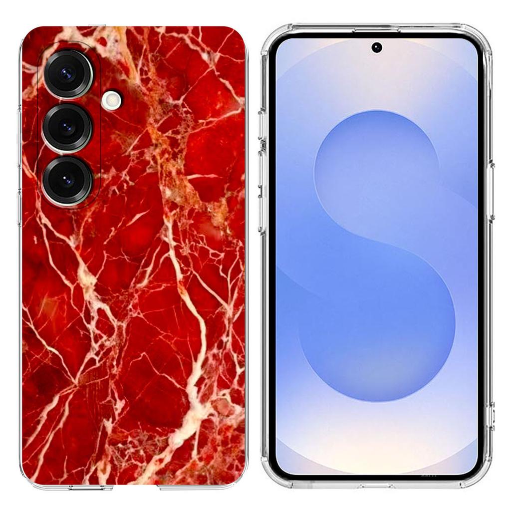 For Samsung Galaxy S24 FE Case Marble Pattern Printing Soft TPU Phone Cover