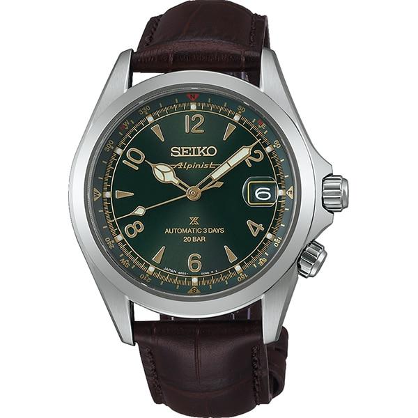 Мужские автоматические наручные часы Seiko Prospex серия ALPINI - Коричневый / Серебристый SBDC211 SBDC209 Подарок Повседневные Деловые Спортивные Студенческие