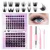 Diy Segmented False Eyelashes 12 Rows Of Large-Capacity Glue Tweezers Set Combination