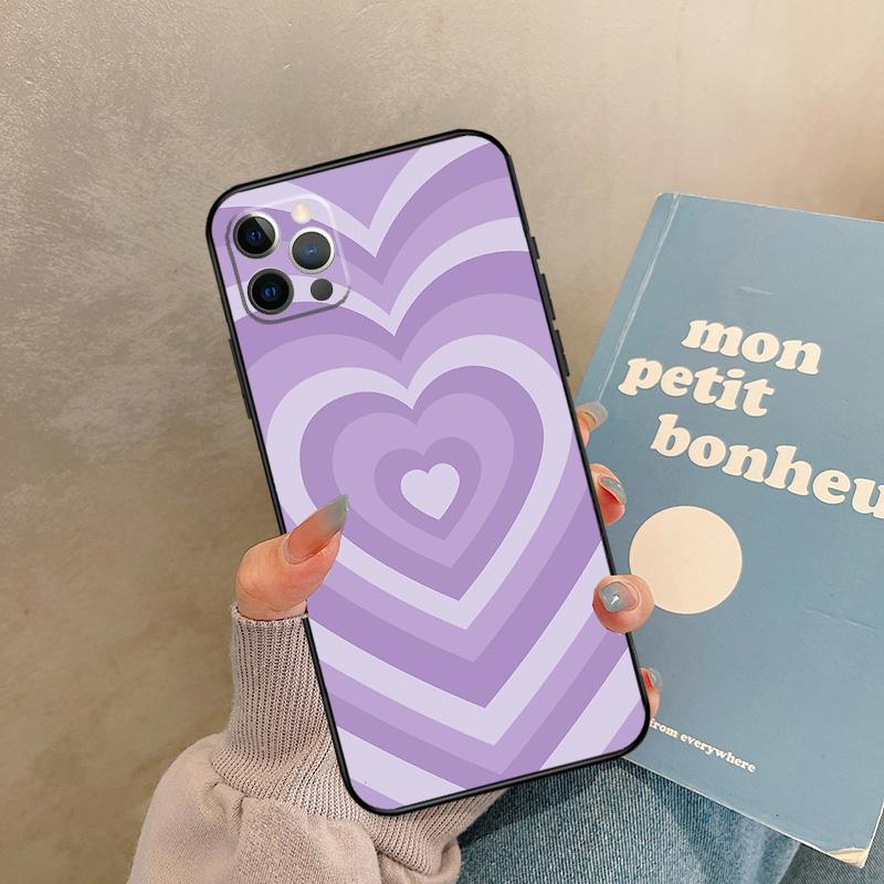 Чехол 'Latte Love' с коричневым сердцем, эстетичный, для iPhone 17 Air 16 15 14 13 11 12 Pro Max 13 mini XR 15 16 Plus 16e, задняя крышка