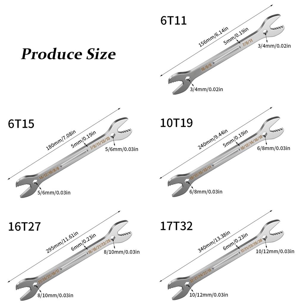 Двухголовочный самозатягивающийся ключ для гаек разных размеров Torx, ручной инструмент для домашнего и профессионального использования