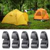 20Pcs Camping Carabiner Buckle Tent Accessories Multifunctional Hooks Equipment