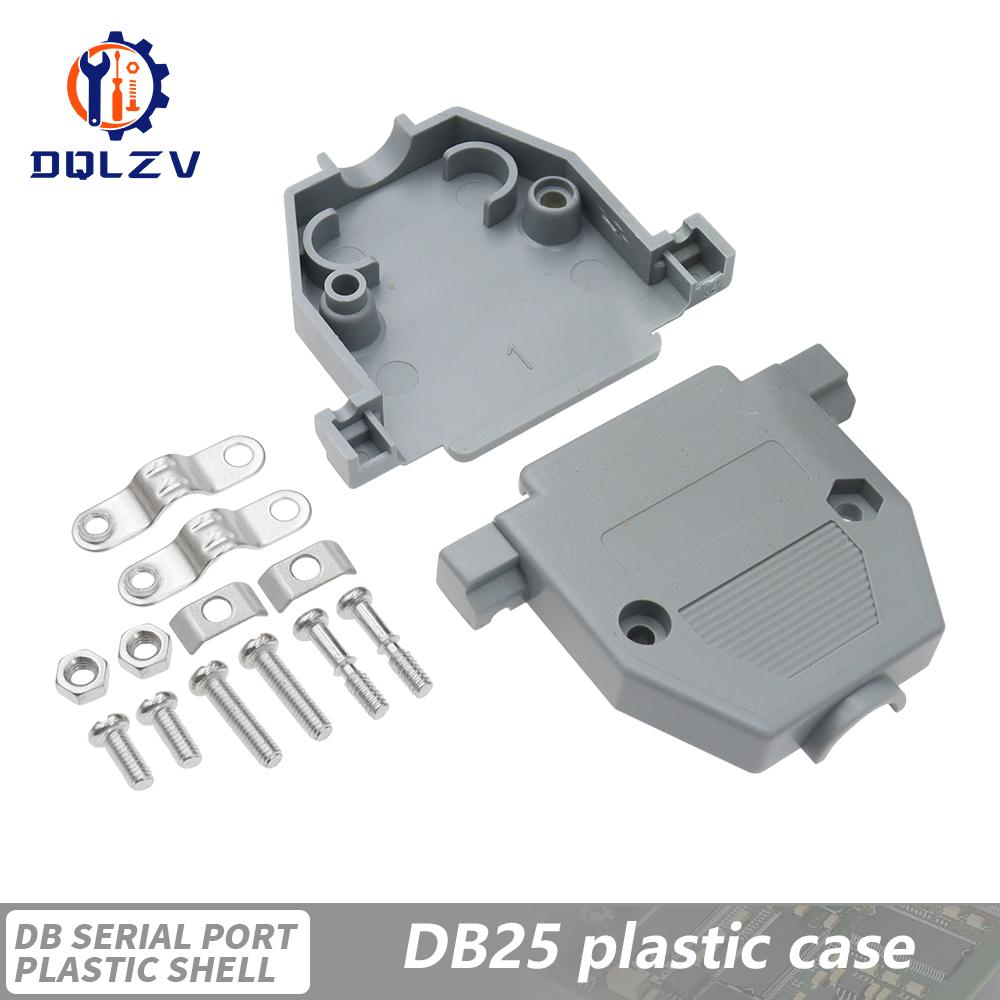 DB15 DB25 DB9 DB37 Параллельный Последовательный Порт Female/Male Паяный Разъем+Пластиковая Сборная Оболочка 37 9 15PIN VGA Адаптер