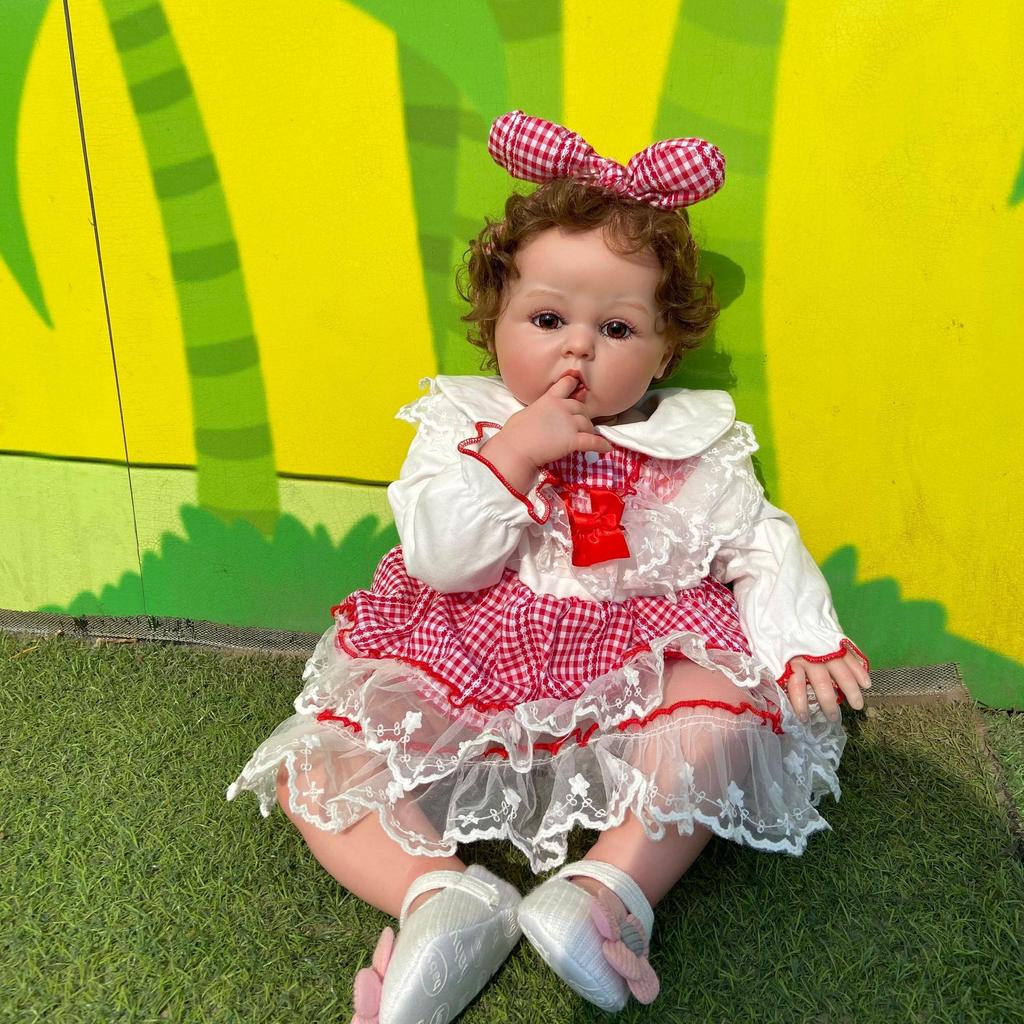 KEIUMI 60 см кровеносные сосуды краска кожа мягкая силиконовая кукла реборн настоящая сенсорная ткань тело Bebe кукла игрушечные лошадки для девочки подарок на день рождения