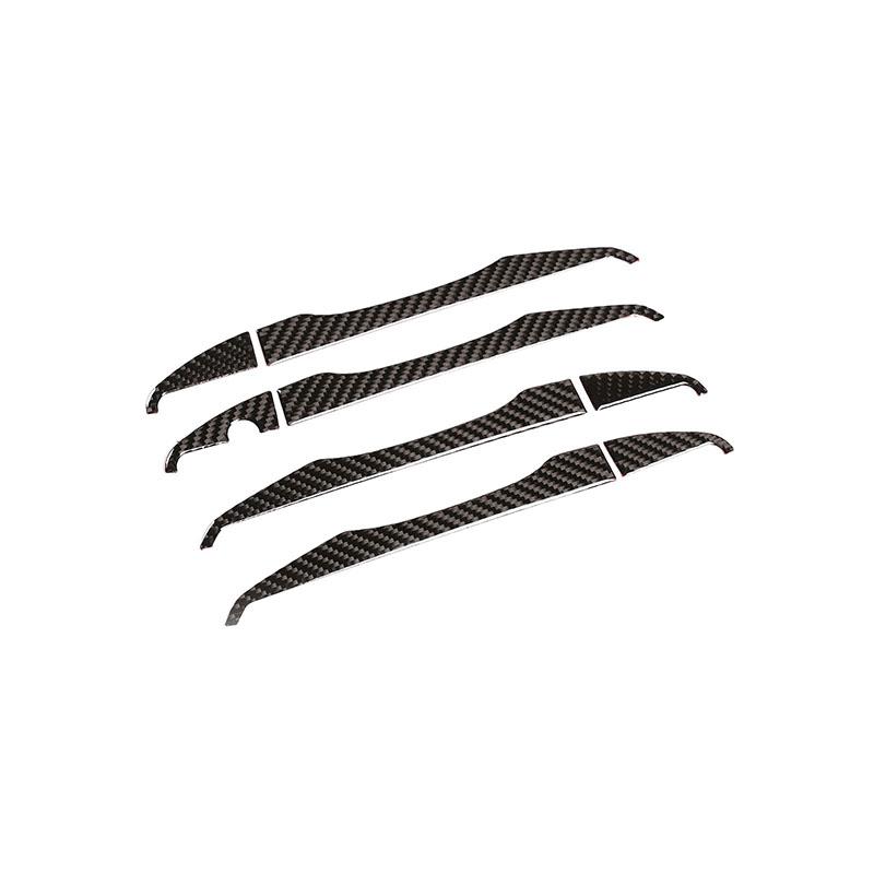 Для Toyota Corolla 2014 2015 2016 2017 2018 мягкое углеродное волокно автомобильная дверная ручка Накладка Наклейка автомобиля