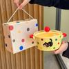Милая кошка в горошек Миска для лапши быстрого приготовления Миска для фруктового салата и десерта Студенческое общежитие Миска для лапши быстрого приготовления Подарок на день рождения девушки