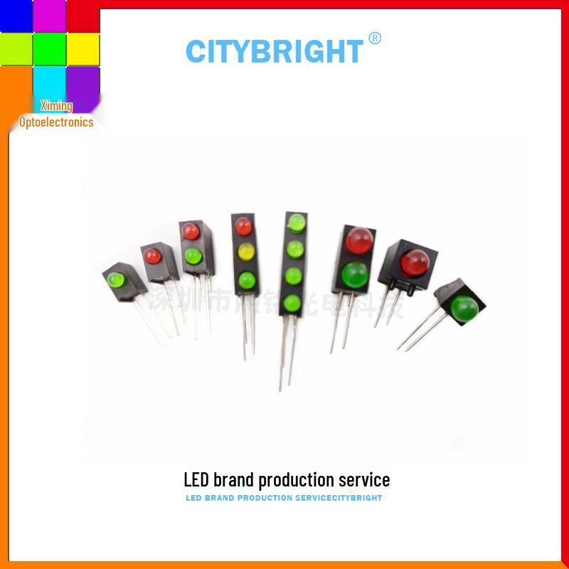 Белый матовый светодиодный шарик 3 мм с центральным основанием-стойкой с одним отверстием