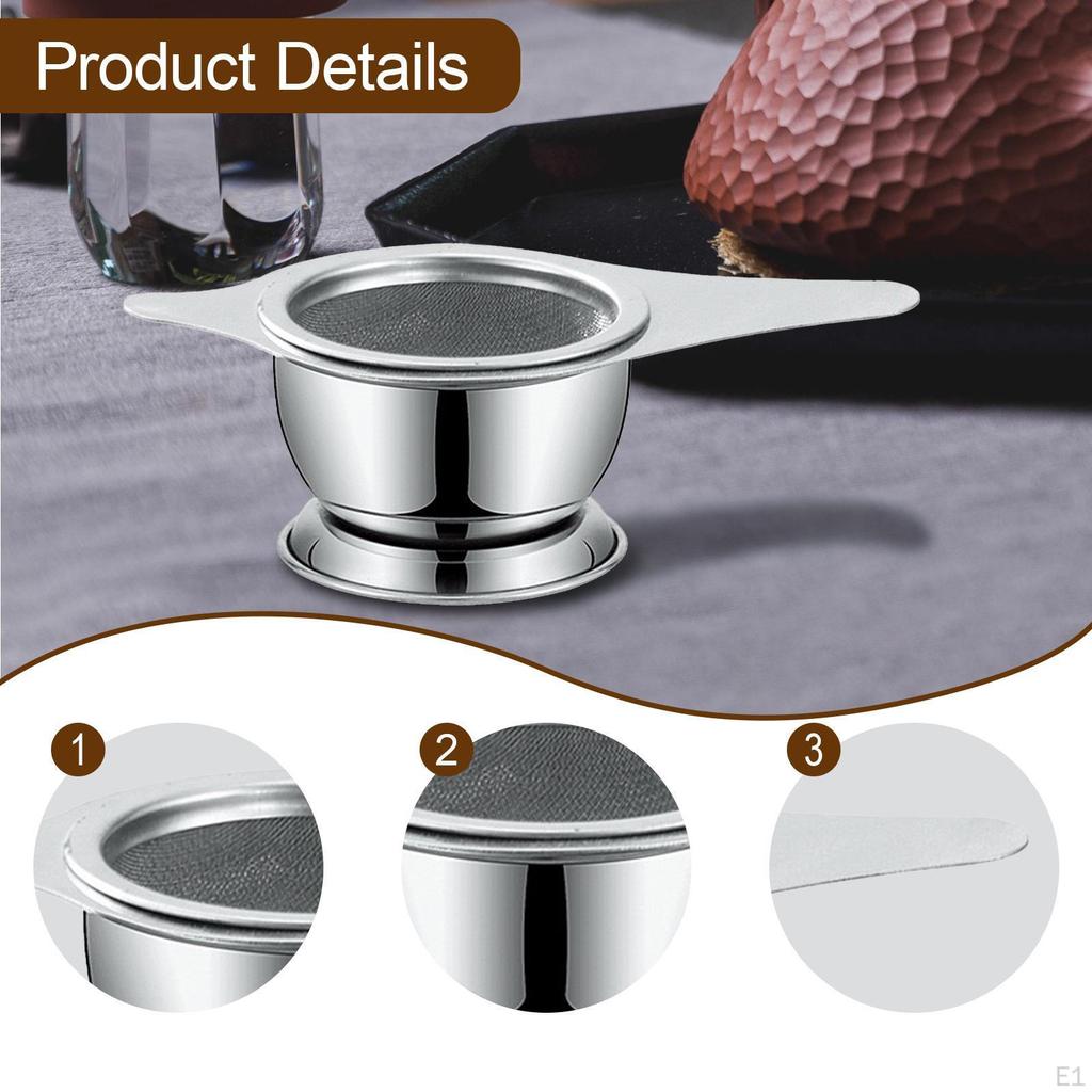 Набор чайных ситечек из нержавеющей стали Мелкая сетка Кружки Чайники Чашки Сито Домашнее использование Подарок Суп Отель Миски