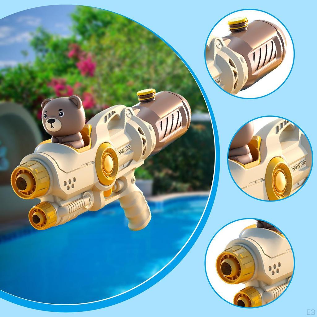 Игрушка с резервуаром для воды 500 мл для развлечений на открытом воздухе с дальностью 5-8 м и насадкой
