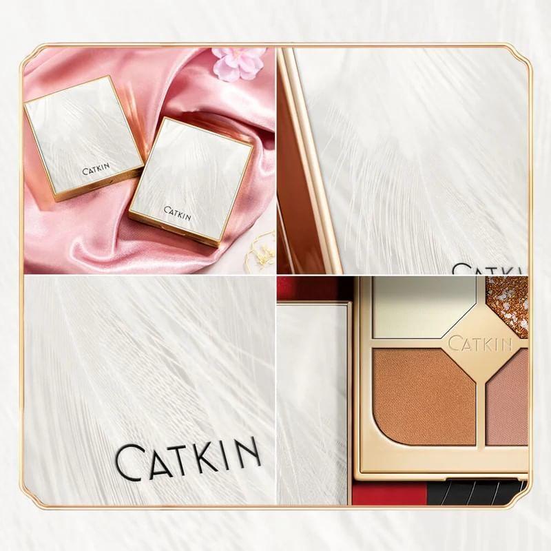 CATKIN - Палитра теней для век с шиммером 4 цвета - C02