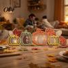 Thanksgiving Tiered Tray Decor Fall LED Tabletop Decor, Maple Leaf Harvest Themed Lighted Wooden Rustic Wood Signs Centerpiece, Autumn Table Ornament