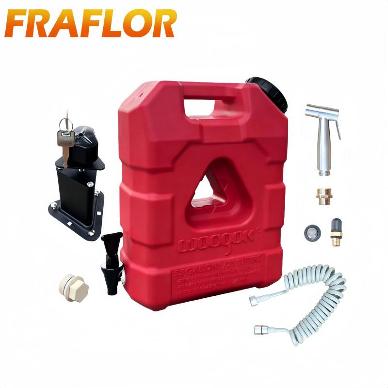 20 LiterS 21L Food Grade LLDPE Fresh Water Holding Tank for Truck Trailer RV Car Camping Drinking Water Bucket Water Storage Box