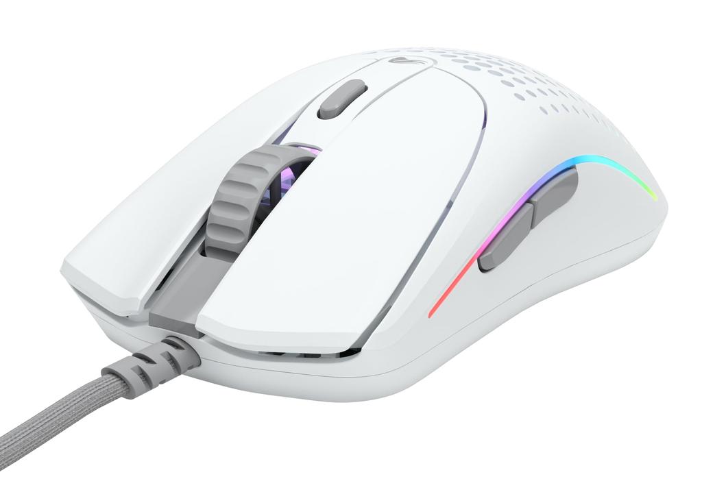 Glorious Model O 2 Проводная белая ультралегкая 49г RGB светодиодная проводная игровая мышь белая MS666 GLO-MS-OV2-MW