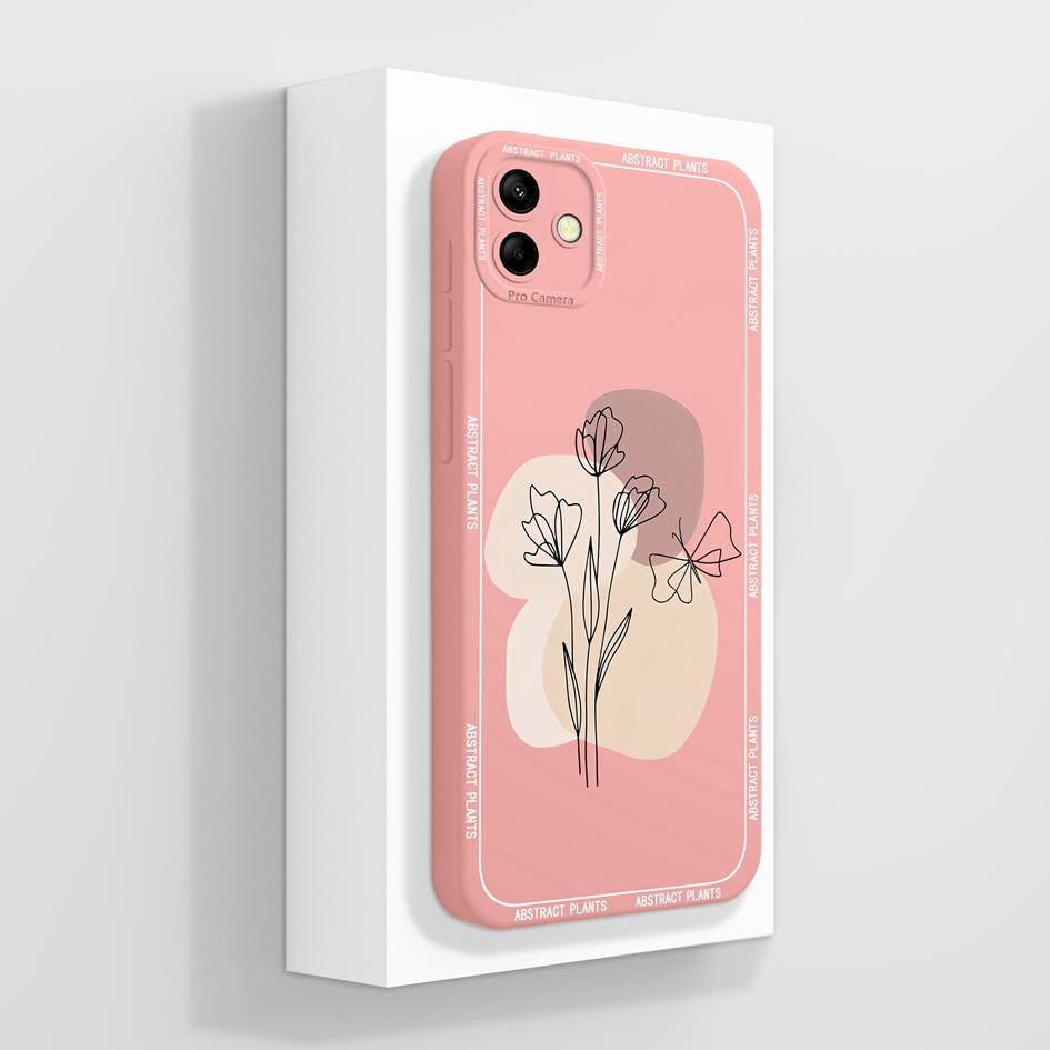 Для Samsung Galaxy A04 A04E M04 M 04 чехол для телефона Роскошный модный мягкий жидкий силикон квадратный протектор экрана сумка для телефона матовый для Samsung бампер