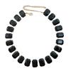 Mixed Color Rectangular 13x18 Crystal Gemstone Necklace - European & American Choker Design