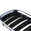 Подходит для BMW 7 серии F01 F02 730D 740D 750D 2009-17, передний бампер автомобиля, впускная решетка, двойная планка, передняя решетка для почек, украшение