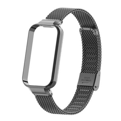 Металлический ремешок из нержавеющей стали с чехлом для Xiaomi Redmi Smart Band 2, сменный браслет, аксессуары для часов, чехол