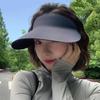 Унисекс Солнцезащитная Кепка-Козырек для Пар, Дышащая Кепка с Защитой от УФ на Весну-Лето, Регулируемая Эластичная Лента для Работы на Открытом Воздухе и Повседневной Носки