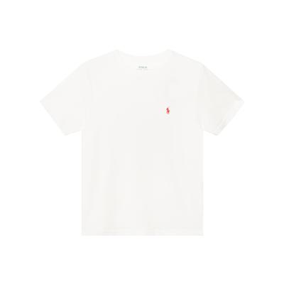 Футболка Polo Ss25 с принтом серфборда, хлопковый трикотаж, детские топы, белая 323965839-001