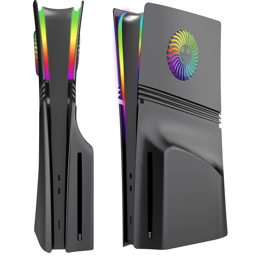 Лицевая панель крышка консоли ABS жесткий чехол пылезащитный лицевая панель чехол крышка с вентиляционным отверстием для охлаждения для консоли PS5 Pro с дисководом/цифровой версии