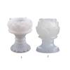 Lotus Mirror Candle Holder Resin Molds Tray Silicone Molds for Resin Epoxy Casting Mold for DIY Candlestick Jewelry
