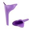 5PCS Outdoor Travel Lady's Urine Funnel Urinal Micturition Device Soft Silicone Purple