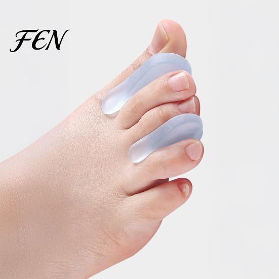 Daily Wear Toe Separator 2PCS Gel Separator, Soft Flared Spreader Straightener, Ultra-Thin Non-Slip Non-slip Comfortable Bunion Corrector, for