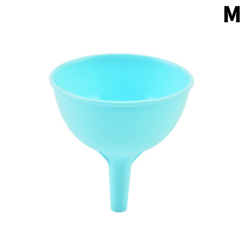 Silicone Large Diameter Funnel Bottle Funnel Filter Separator Funnel Oil Pot Funnel Silicone Funnel Empty Bottle Packing Tool