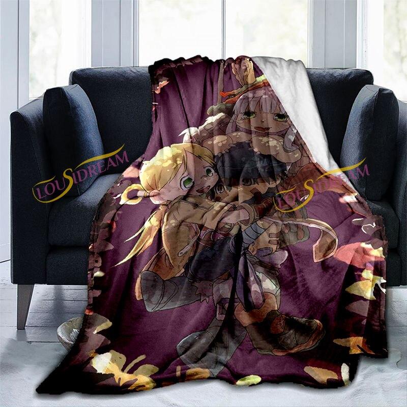 Одеяла с принтом «Сделано в бездне», детский теплый диван-кровать для гостиной, прочное фланелевое одеяло для домашнего декора для взрослых и детей