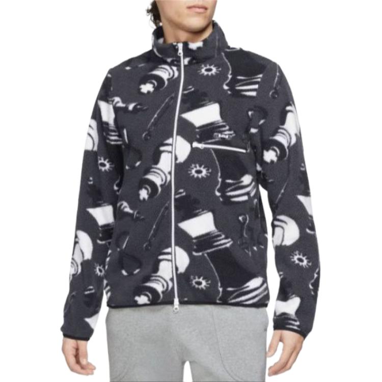 Nike Куртки Мужские Черный Стойка Умеренный Другое DQ6127-070