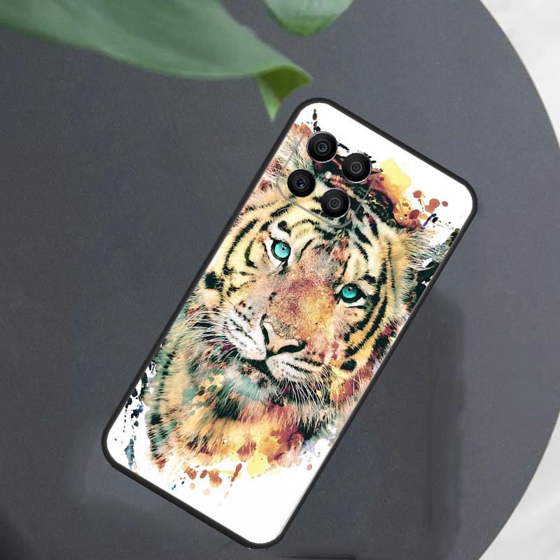 Животное Тигр Искусство Для Honor Magic 8 7 5 6 Pro Чехол Для Honor 200 400 Lite 50 70 90 X8c X8b X9a X9b X9c X9d Win
