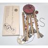 Chinese Traditional Amazing 4 Tubes 5 Bells Bronze Yard Garden Outdoor Living Wind Chimes