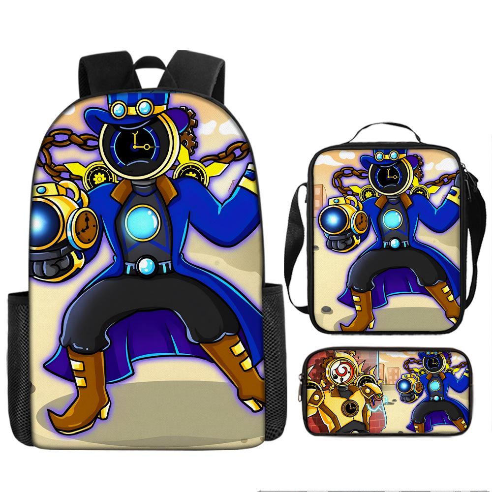 Туалетный человек пародия школьный рюкзак новый ученик рюкзак ранец пенал