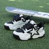 2024 Весна и осень мужские толстые подошвы высокие спортивные кроссовки для пар модные универсальные повседневные кроссовки для бега мужские кроссовки