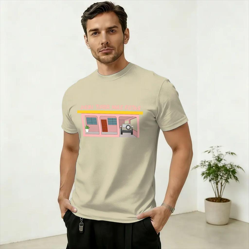 Oversized TShirt Summer Un Verano Sin Ti Bads Bunnys Leisure T Shirts Pure Cotton Tshirt for Unisexs Y2K Pattern Short Sleeve