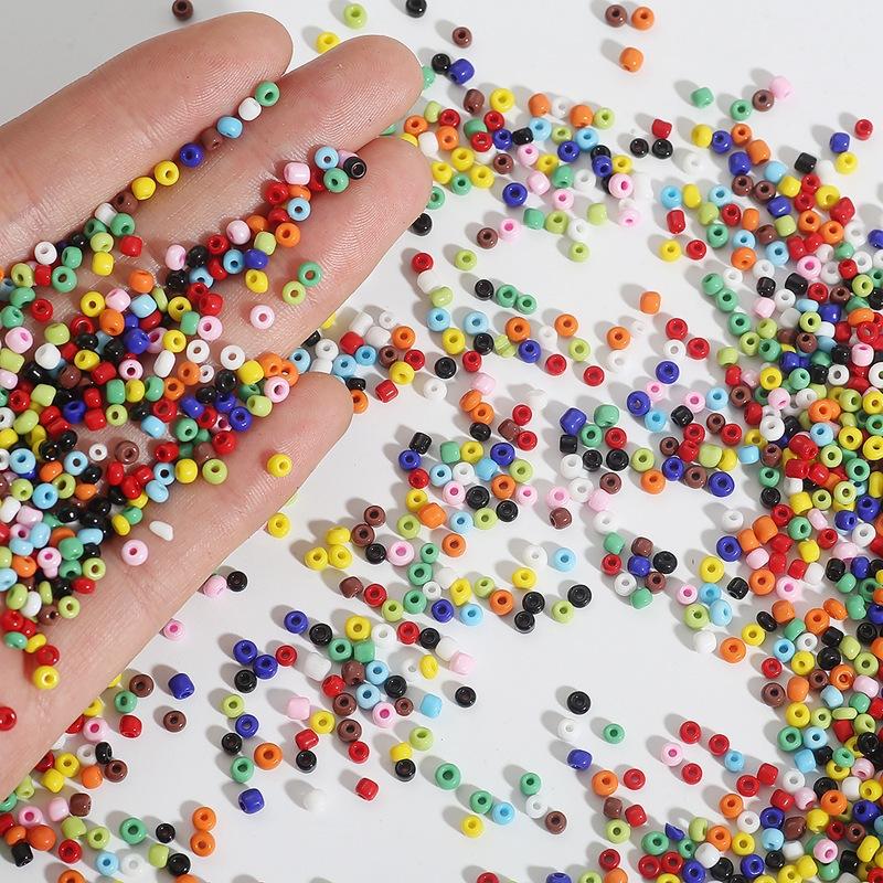 Ювелирные аксессуары 3000/2000/600 шт. DIY 2/3/4 мм стеклянные бусины ручной работы однотонные материалы для изготовления дома
