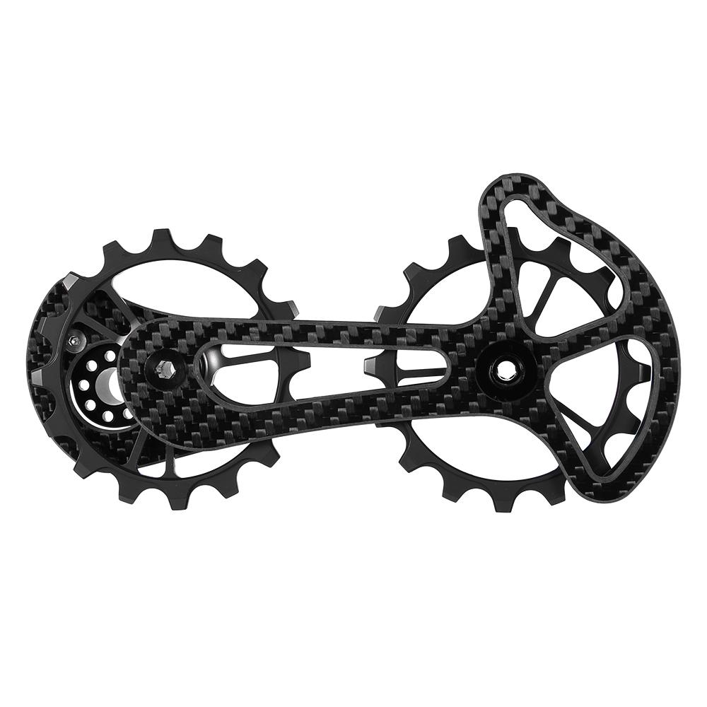 16T велосипедный керамический подшипник жокей-шкив набор колес из углеродного волокна с ЧПУ задние переключатели направляющие